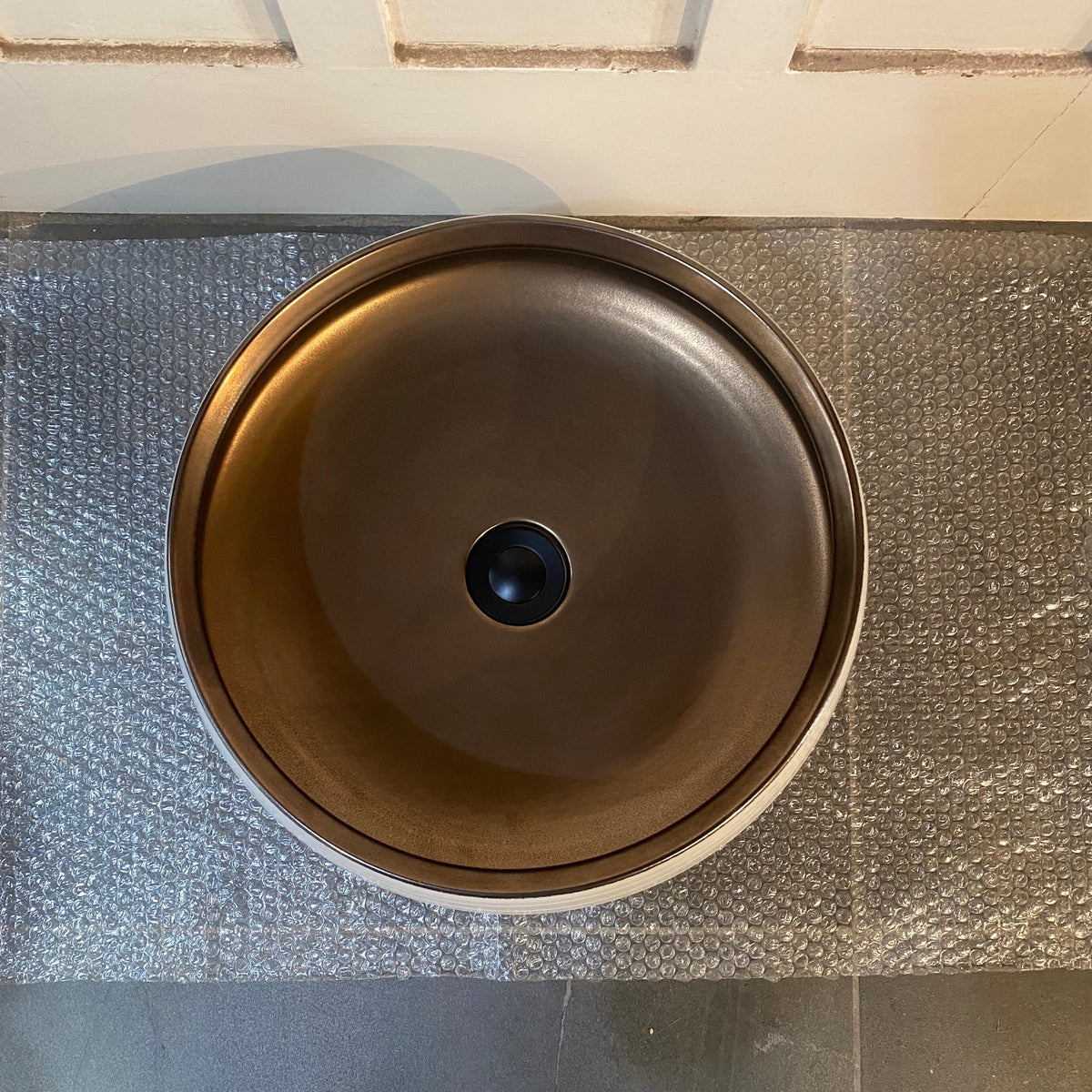 White Copper Counter Top Basin Memates Recycled Warehouse