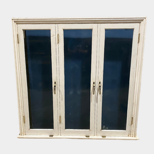 Cedar 3 Panel Casement Window with Framex Noise Stop Glass
