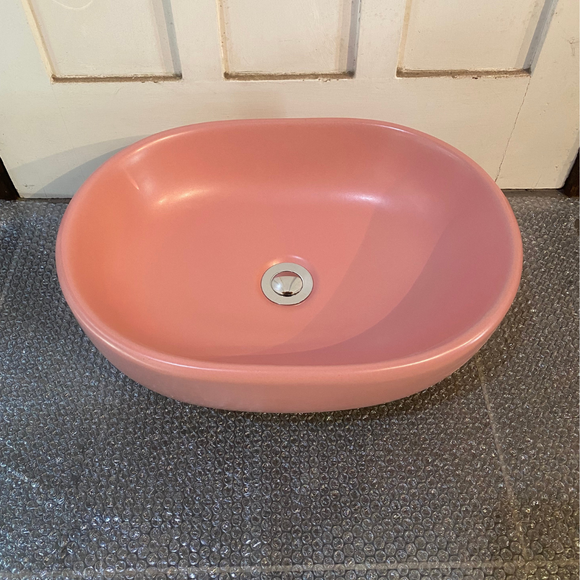 Pink Counter Top Basin